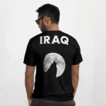 تيشرت ذئب اسود خلفي