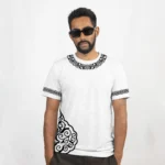 تيشرت زخرفة ابيض1